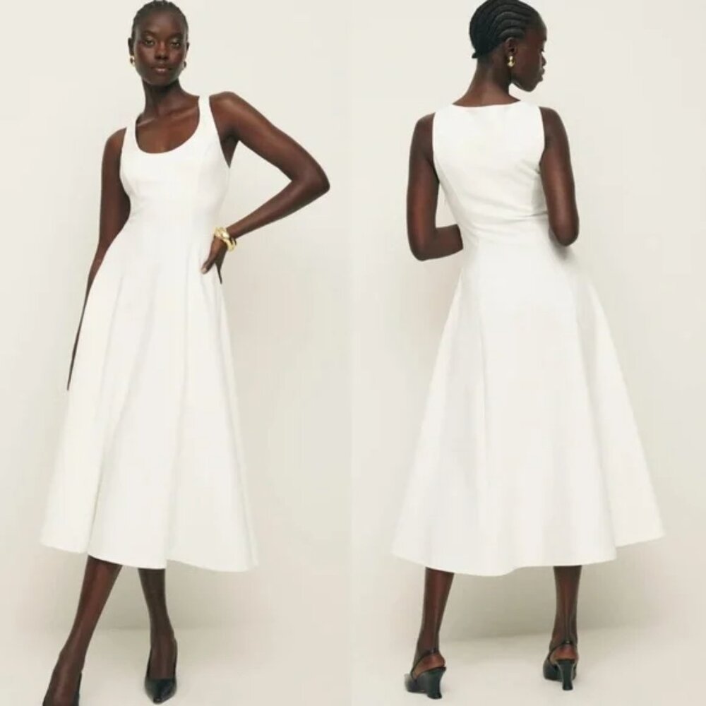 reformation mikol knit dress | Ivory RD-08.06.26